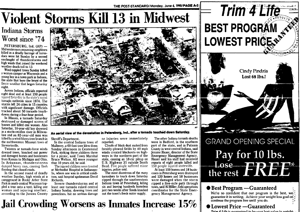June 1990 Tornado Outbreak